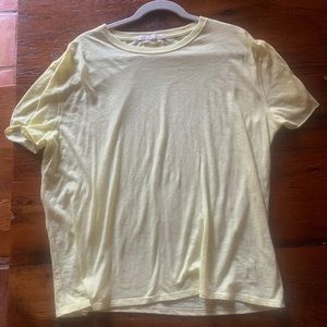 neon yellow free people top